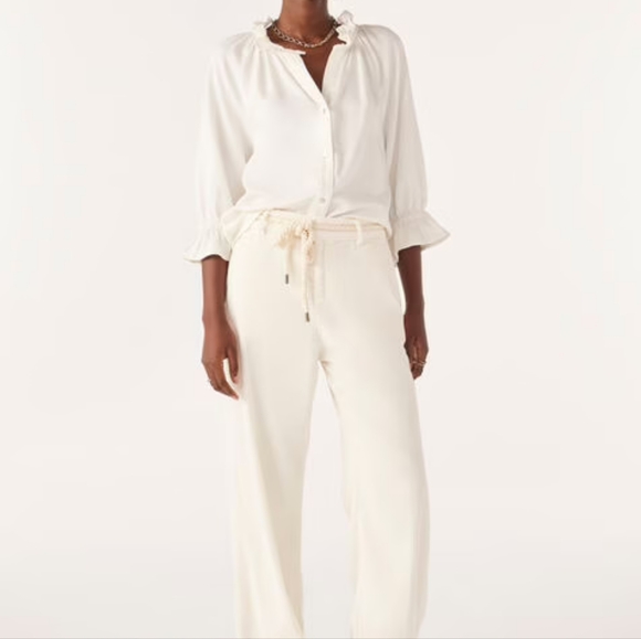 Ba&Sh Raco Ecru Ruffle Blouse - Picture 4 of 12